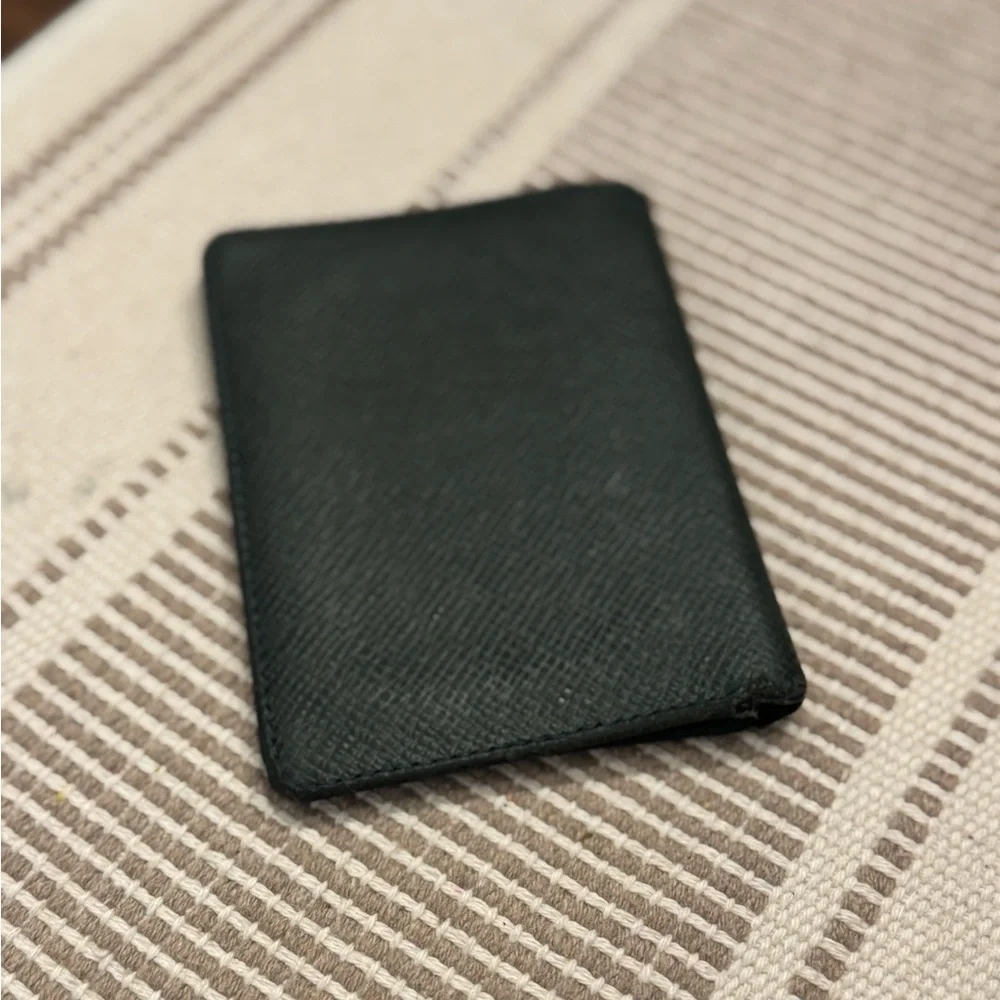 Taiga Leather Louis Vuitton Green small goods